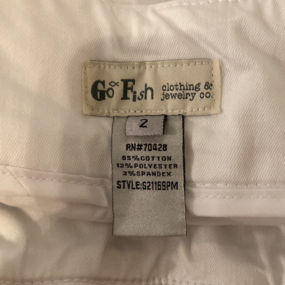 White Go Fish Pants - image 3